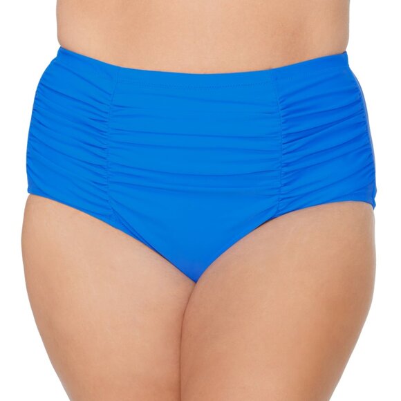 Raisins Curve Calina Solids Costa Bikini Bottom Blue - Picture 1 of 9